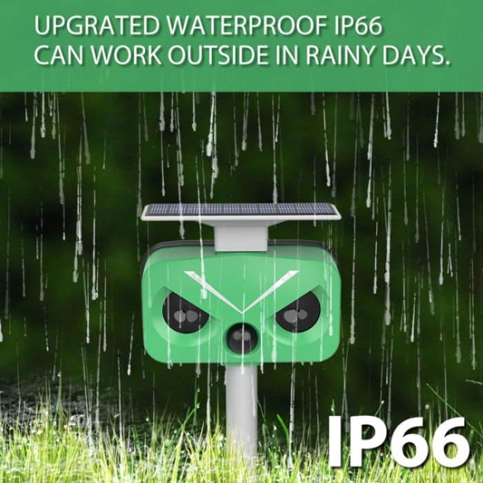 Solar-Tiervertreiber für den Außenbereich, multifunktionaler Vogel-/Katzen-/Rattenvertreiber – Bild 7