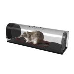 Hochempfindliche automatische Pedal-Mausefalle aus transparentem Kunststoff für den Haushalt