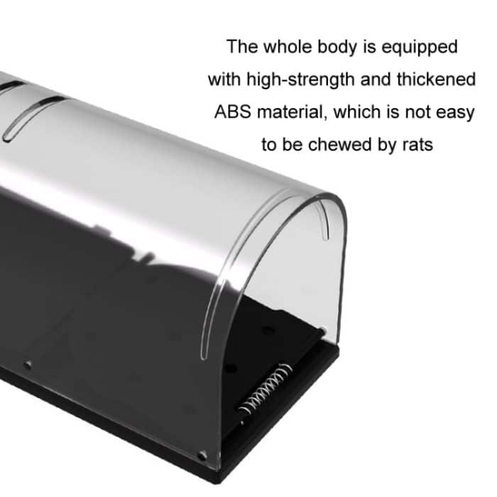 Hochempfindliche automatische Pedal-Mausefalle aus transparentem Kunststoff für den Haushalt – Bild 5