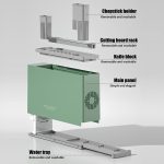 UV-Desinfektions-Trocknungsmesser-Essstäbchen-Aufbewahrungshalter, With  Cutting Board White, With Cutting Board Green – Bild 9