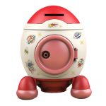 Kinder Cartoon Rakete Spardose Sparkasse Ornament Geschenke für Jungen und Mädchen