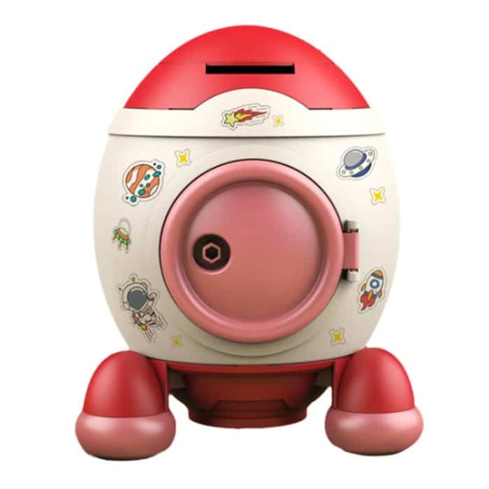 TBD0604797501B.jpg Kinder Cartoon Rakete Spardose Sparkasse Ornament Geschenke für Jungen und Mädchen – Bild 1