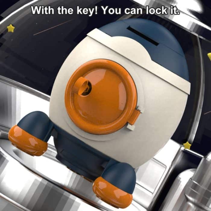Kinder Cartoon Rakete Spardose Sparkasse Ornament Geschenke für Jungen und Mädchen – Bild 5