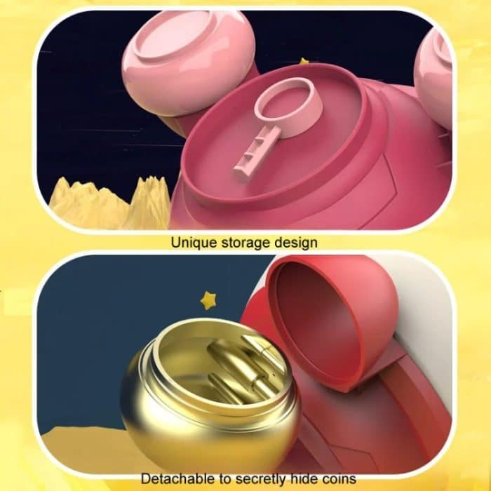 Kinder Cartoon Rakete Spardose Sparkasse Ornament Geschenke für Jungen und Mädchen – Bild 7