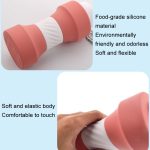 650 ml große Kapazität Sport Silikon Wasserflasche faltbare Fitness Hantel Wasserbecher – Bild 4