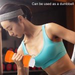 650 ml große Kapazität Sport Silikon Wasserflasche faltbare Fitness Hantel Wasserbecher – Bild 7