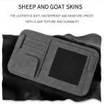 Auto-Sonnenblende, Geldscheinhalter, Brillenclip, Aufbewahrungstasche – Bild 5