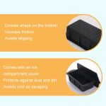 Silikon-Eisgitterformen, Eisaufbewahrungsbox mit Deckel, With Lid 1.5L (Black), With Lid 1.5L (Blue) – Bild 5