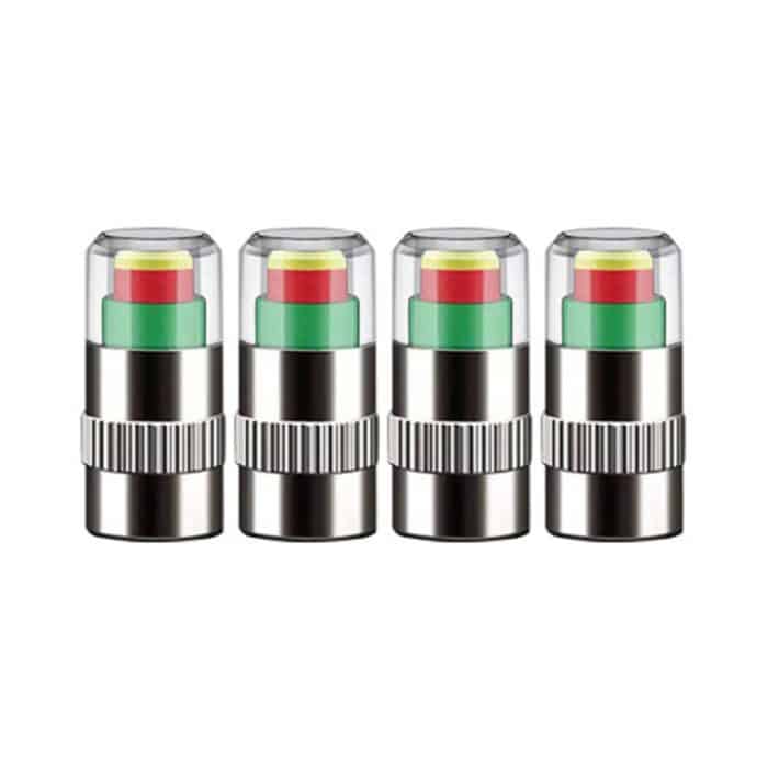 TBD0604803801.jpg 4 teile/satz Fahrzeug Reifen Ventil Kappen Hohe Präzision Reifendruck Überwachung Warnung Kappe, Plastic Core – Bild 1