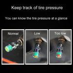 4 teile/satz Fahrzeug Reifen Ventil Kappen Hohe Präzision Reifendruck Überwachung Warnung Kappe, Plastic Core – Bild 3