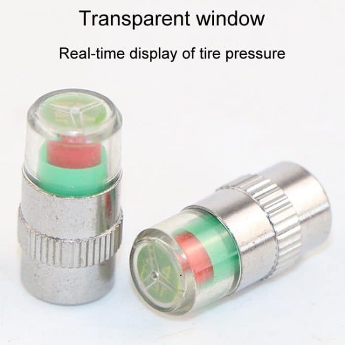 4 teile/satz Fahrzeug Reifen Ventil Kappen Hohe Präzision Reifendruck Überwachung Warnung Kappe, Plastic Core – Bild 4