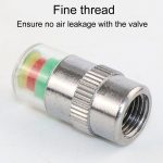 4 teile/satz Fahrzeug Reifen Ventil Kappen Hohe Präzision Reifendruck Überwachung Warnung Kappe, Plastic Core – Bild 5