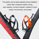 TOSEEK Outdoor Cycling Carbonfaser-Flaschenhalter für offenes Wasser, Black Matt, Black Glossy, White Glossy, Red Glossy, Blue Glossy, Orange Glossy – Bild 5