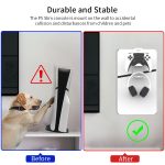 Für PS5 Slim JYS-P5193 Konsolen-Wandhalterung, hängendes Aufbewahrungsregal mit Kopfhörergriff-Organizer, For PS5 Slim (Black), For PS5 Slim (White) – Bild 6