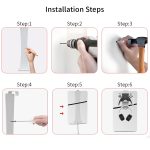 Für PS5 Slim JYS-P5193 Konsolen-Wandhalterung, hängendes Aufbewahrungsregal mit Kopfhörergriff-Organizer, For PS5 Slim (Black), For PS5 Slim (White) – Bild 9