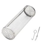 Upgrade-Grillkäfig mit Klappdeckel und Rollkorb aus Edelstahl, Small, Large, Small+Large