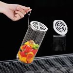 Upgrade-Grillkäfig mit Klappdeckel und Rollkorb aus Edelstahl, Small, Large, Small+Large – Bild 2