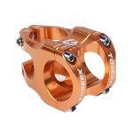 TOSEEK 35 mm Aluminiumlegierungs-Vorbau, Fahrrad-Modifikationszubehör, Orange, Black, Red, Titanium, Colorful, Purple