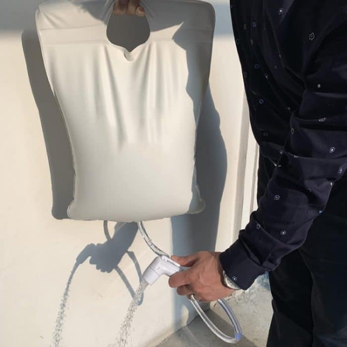 10L Outdoor Camping Tragbarer faltbarer Badewasserbeutel aus PVC – Bild 7