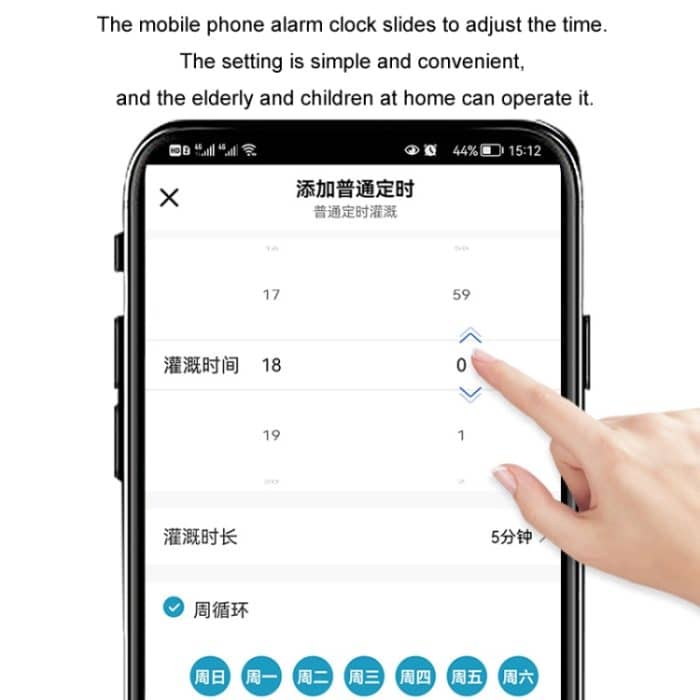 NADSTER Bluetooth WiFi Remote Automatische zeitgesteuerte Blumenbewässerungssteuerung, Single Outlet, Dual Outlet – Bild 3