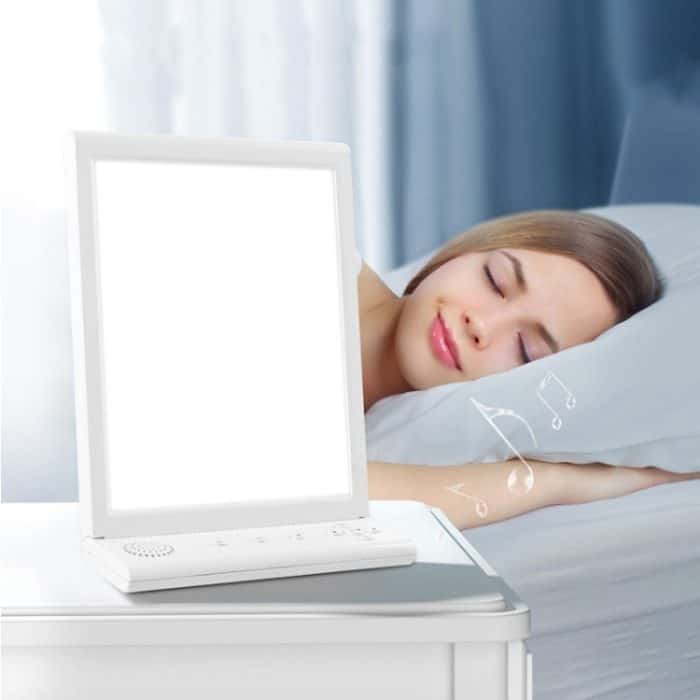 SAD Weißes Rauschen Phototherapie Lampe Smart Emotionale Nachtlicht Musik Dekompression Therapie Licht, With Type-C Line+US Plug, With Type-C Line+UK Plug, With Type-C Line+EU Plug, With Type-C Line+AU Plug, With Type-C Line – Bild 2