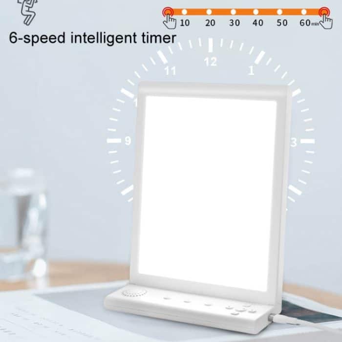 SAD Weißes Rauschen Phototherapie Lampe Smart Emotionale Nachtlicht Musik Dekompression Therapie Licht, With Type-C Line+US Plug, With Type-C Line+UK Plug, With Type-C Line+EU Plug, With Type-C Line+AU Plug, With Type-C Line – Bild 6