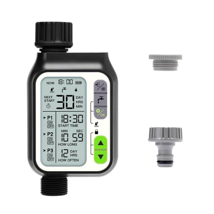 TBD0604811201.jpg NADSTER Garden Screen Zeitgesteuerter automatischer Regensensor-Blumenbewässerer, Single Outlet, Dual Outlet – Bild 1