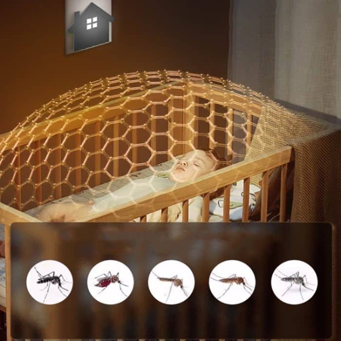 LJ-MWQ USB-Stecker, Ultraschall-Nachtlicht, Mückenschutz, für den Haushalt, Innenbereich, Mückenschutzlampe – Bild 7