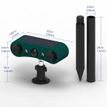 N911W Solarbetriebener Mausvertreiber, Alarm, Infrarotsensor, Tierabwehr – Bild 3