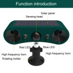 N911W Solarbetriebener Mausvertreiber, Alarm, Infrarotsensor, Tierabwehr – Bild 5