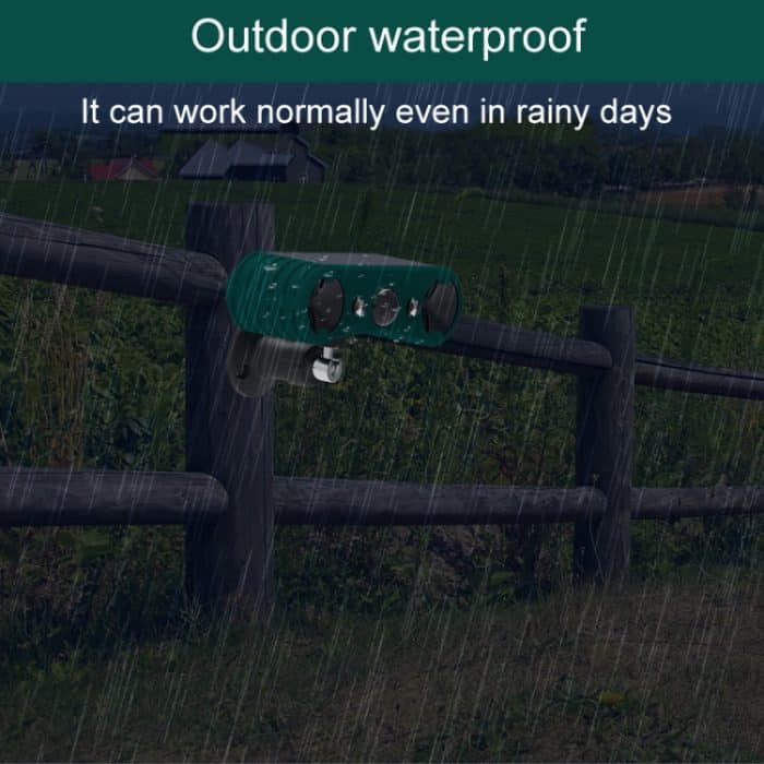 N911W Solarbetriebener Mausvertreiber, Alarm, Infrarotsensor, Tierabwehr – Bild 9