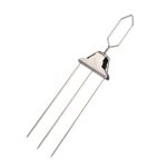 Grillspieße aus Edelstahl, halbautomatische Grillgabel, 3 Way Skewer, 6pcs /Pack 1 Way Skewer, 5 In 1, 6 In 1