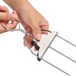 Grillspieße aus Edelstahl, halbautomatische Grillgabel, 3 Way Skewer, 6pcs /Pack 1 Way Skewer, 5 In 1, 6 In 1 – Bild 7