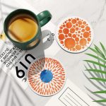 Wärmeisolierende Untersetzer, verbrühungshemmende, hochtemperaturbeständige Tischmatte, A, B, C, D, E, F – Bild 2