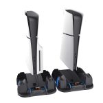 PGTECH GP-521 für Sony PS5 Slim Handle Ladestation Host-Kühlregal mit Disc-Rack, GP-521 Black, GP-521 White – Bild 6