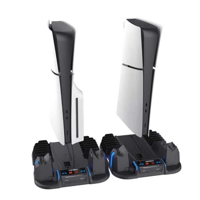 PGTECH GP-521 für Sony PS5 Slim Handle Ladestation Host-Kühlregal mit Disc-Rack, GP-521 Black, GP-521 White – Bild 6