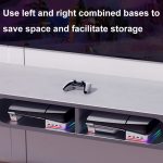 Für Sony PS5 Slim IPEGA PG-P5S021 RGB Light Host Horizontalständer mit 4 USB-HUBs, White, Black – Bild 8