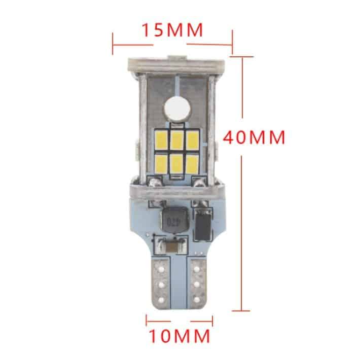 2 Stück Kfz-LED-Rückfahrscheinwerfer dekodieren Induktions-Breitspannungs-Bremslichter – Bild 3