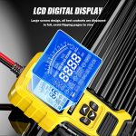 FOXSUR 12V/24V Kfz-Blei-Säure-Batterie-Innenwiderstands-Schnellanalysator, Yellow – Bild 9