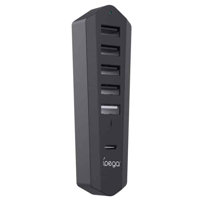 Für Sony PS5 Slim IPEGA PG-P5S003 6-in-1-Spielekonsole USB 2.0 HUB Hochgeschwindigkeitsübertragungs-Expander – Bild 2