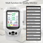 8-in-1-Luftqualitätsdetektor PM2,5/PM1,0/PM10/HCHO/TVOC/O3/Temperatur-/Feuchtigkeitsmonitor – Bild 2