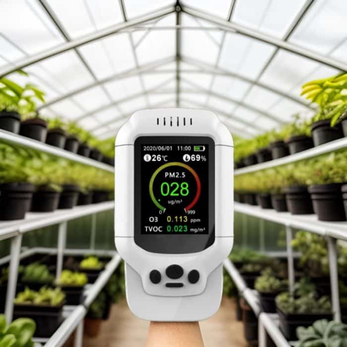 8-in-1-Luftqualitätsdetektor PM2,5/PM1,0/PM10/HCHO/TVOC/O3/Temperatur-/Feuchtigkeitsmonitor – Bild 6