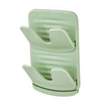 Wandmontierter Topfdeckelhalter für die Küche, doppelschichtig, multifunktionales Klappregal