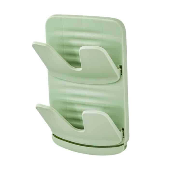 Wandmontierter Topfdeckelhalter für die Küche, doppelschichtig, multifunktionales Klappregal – Bild 1