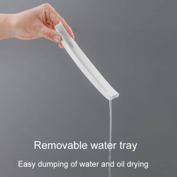 Wandmontierter Topfdeckelhalter für die Küche, doppelschichtig, multifunktionales Klappregal – Bild 8