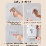 Wandmontierter Topfdeckelhalter für die Küche, doppelschichtig, multifunktionales Klappregal – Bild 9