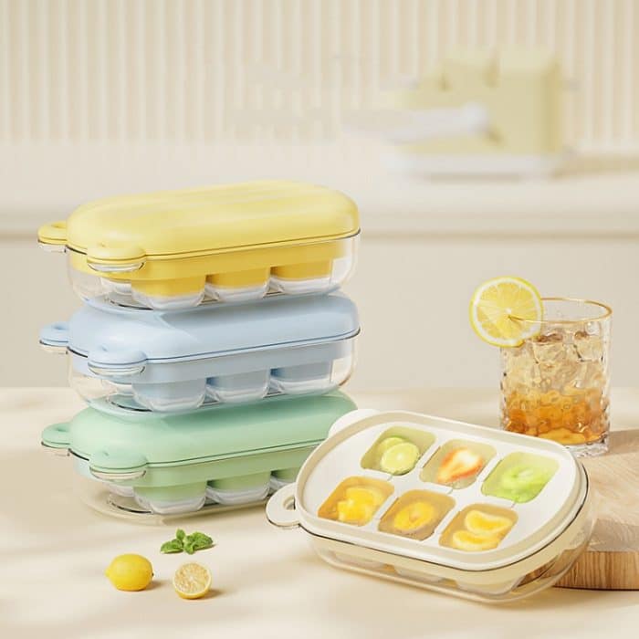 Mini Silikon Eiswürfel Weiche Form Hause Kühlschrank Eis Box – Bild 2