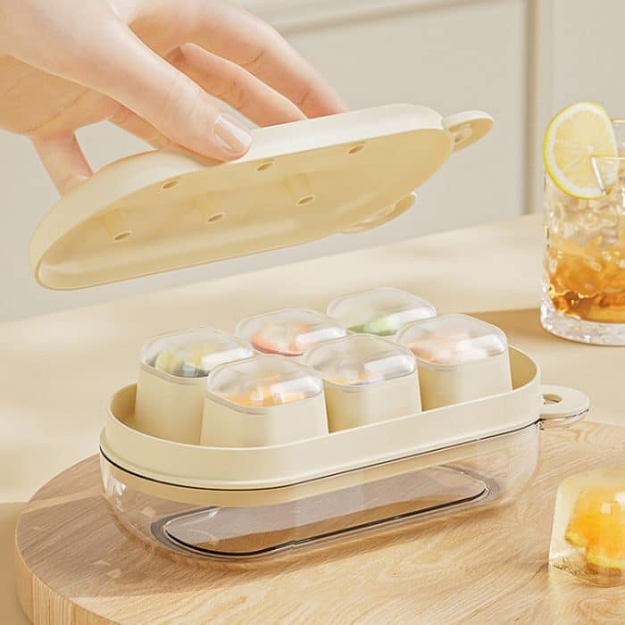 Mini Silikon Eiswürfel Weiche Form Hause Kühlschrank Eis Box – Bild 5
