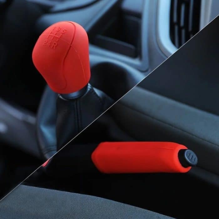 Silikon-Schutzhülle für den manuellen und automatischen Schalthebel für Kraftfahrzeuge, Gear Shift Black, Gear Shift Gray, Gear Shift Red, Gear Shift Blue, Gear Shift Beige, Gear Shift Yellow, Handbrake Black, Handbrake Gray, Handbrake Red, Handbrake Blue – Bild 8