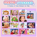 M8 2,4-Zoll 1080P HD 2400W Pixel Dual-Kamera Kinder Thermodruckkamera, Pink, Blue, Purple, Pink+32GB, Blue+32GB, Purple+32GB – Bild 11